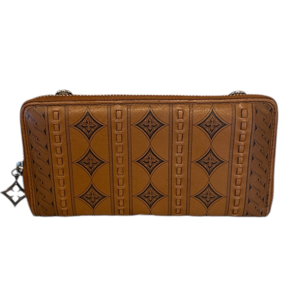Brighton Ferrara‎ Lorenza Leather Zip Around Wallet